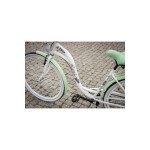 Mestský retro bicykel 28" Lavida 1-prevodový Bielo-zelený